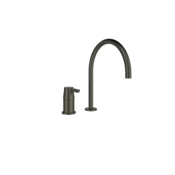 Смеситель для раковины Ramonsoler Adagio однорычажный на 2 отверстия графит 914702GR