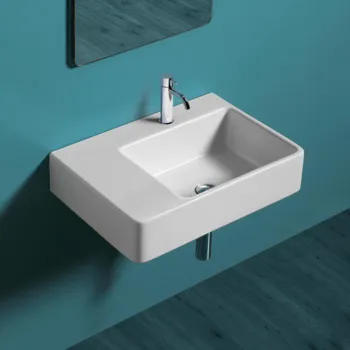 Раковина накладная/подвесная Simas Top e lavabi D'Arredo QU65D*1 bi 65 см правая белый