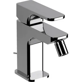 Смеситель для биде Cisal Cubic однорычажный, на 1 отверстие с донным клапаном, хром CU00055121