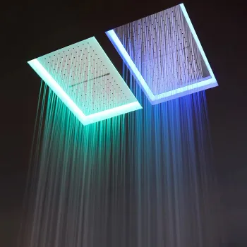 Встраиваемый верхний душ Antonio Lupi Meteo 52x35x11, с LED подсветкой, белый А0002423719