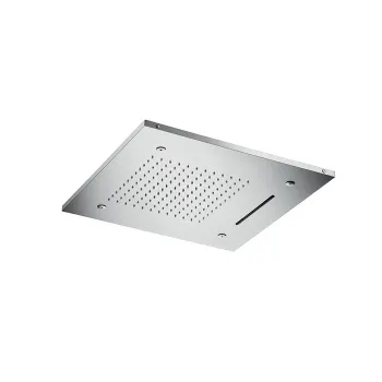 Душевая лейка потолочная Almar 500х500, 3 режима, brushed stainless steel E044139.BS