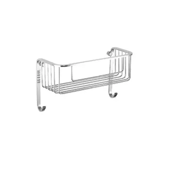 Сетка для душа Bertocci Baskets 40х8,5х12 с двумя крючками, хром 10401650000
