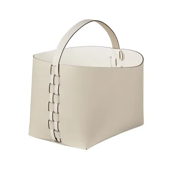 Корзина ADJ Helena 35x30xH26, панна котта/белый 3626.16/10