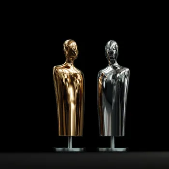 Манекен Kerasan Artwork Adam, платина 4720K4