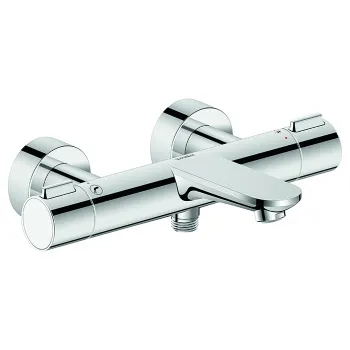 Duravit Wave Термостатический смеситель для ванны/душа с изливом, хром