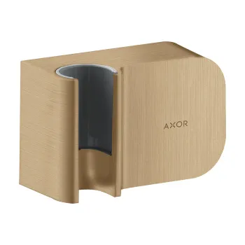 Axor One Шланговое подсоединение, с держателем ручного душа, цвет: шлифованная бронза 45723140