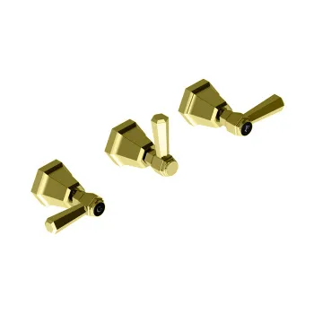 Встраиваемый смеситель для ванны Stella Eccelsa Leve 3254 с переключателем, золото 24К EL 01301 AU00