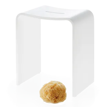 Душевая табуретка Decor Walther Stone Stool 46x40x28 белый 974750
