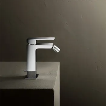 Смеситель для биде Fantini Mint 1 отв., с донным клапаном, хром 34 02 F008F