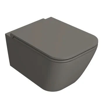 Унитаз подвесной Globo Stone STS05.AT с системой скрытого крепежа, Agata