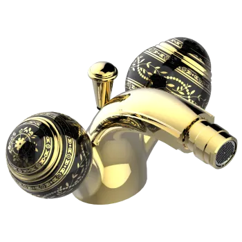 Смеситель для биде THG Marquise Noir Decor Or A7F-F01-3202 полированное золото