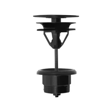 Донный клапан Fima Carlo Frattini Sottolavabo незапираемый, чёрный матовый F2678NS