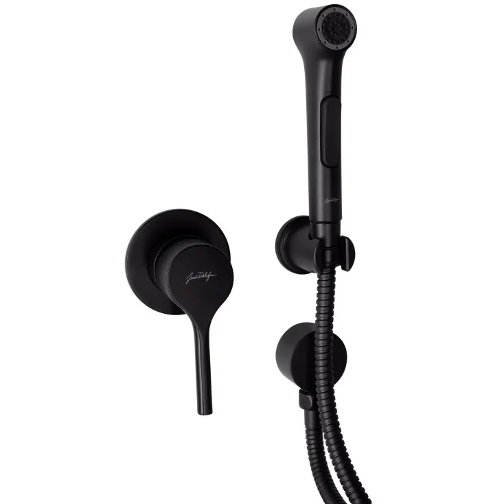 Гигиенический душ Jacob Delafon Elate E24610-BL, со смесителем, черный черный