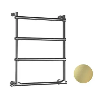 Полотенцесушитель электрический Margaroli Sole 5124704EGBL 64x52 левый золото