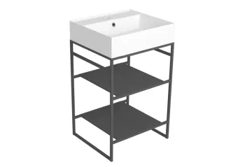 Тумба под раковину напольная Simas Agile AGSA51 51x72 см черный