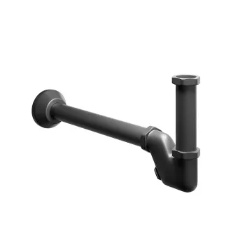 Сифон для раковины с декоративной накладкой Kerama Marazzi черный матовый 212KM.01.093