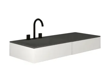 Раковина встраиваемая Cielo Milano MILA BA 120 см черный