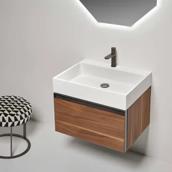 Комплект мебели Antonio Lupi Gesto 63х50хh50, с раковиной, с 1 ящиком, Noce canaletto А0002424232