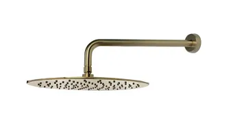 Верхний душ Ramonsoler настенный круглый нержавеющая сталь золото BHRM300OC