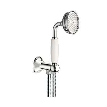 Ручная лейка со шлангом из латуни Carimali Colonial 150 хром 64511RES-CR