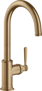 Axor Montreux Смеситель для кухни 260, на 1 отв., цвет: шлифованная бронза 16580140