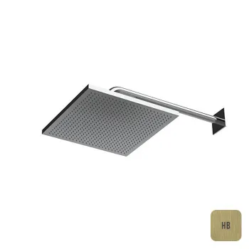 Верхний душ Almar Velvet Rain 300х300 (без держателя), high brass E044278.HB