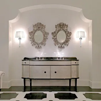 Светильник подвесной с плафоном Devon&Devon Crystal 95xh275мм IP20 фурнитура, золото DECRYSTALOT