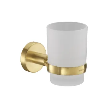 Стакан для ванной Benesque Lumiere 70010704 латунь брашированная