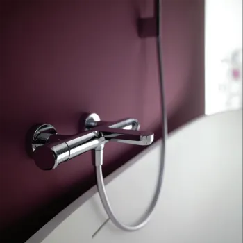 Смеситель термостатический для ванны Cisal Lineaviva настенный, , хром LVT2101021