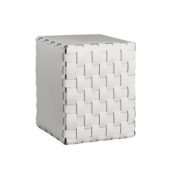 Пуф ADJ 35x35xH40, белый/панна котта 1070.10/16