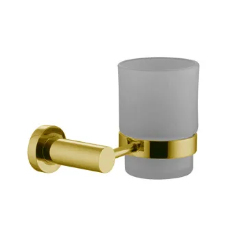 Стеклянный стакан Fima Carlo Frattini Accessori подвесной, золото F6003/1OR