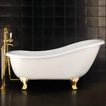 Чугунная ванна Devon&Devon Regina 163.5x79 2MRREGINAPDOTDD