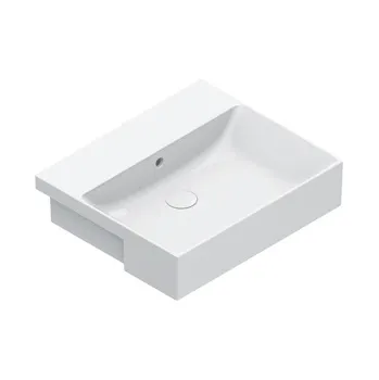 Раковина Catalano Zero 55х47, без отв, полувстраиваемая, белый глянцевый 126550001