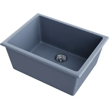 Мойка кухонная Omoikiri Okinoshima 61-U/I-SB smoky blue 4997065