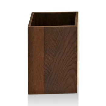 Корзина для бумаги Decor Walther Wood PK 18x18x25 темный ясень 925785