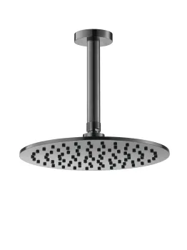 Потолочный верхний душ  (кронштейн 15см) Benesque Lumiere 22010503 черный брашированный
