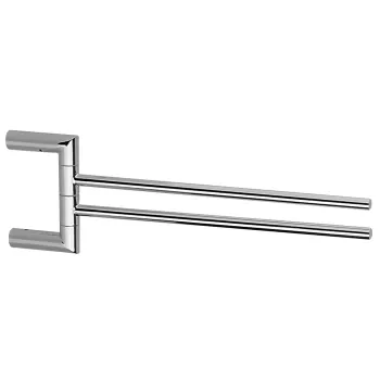 Полотенцедержатель двойной Cisal System 40 см, хром SY09021021 Акция