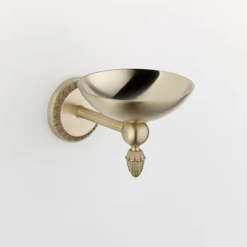 Мыльница металлическая THG Malmaison Metal U93-F31-546 soft matt gold