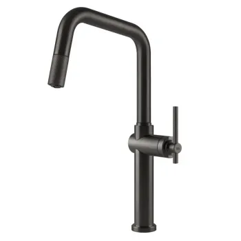 Смеситель для кухни Gessi Habito 60652.707 Black Metal Brushed PVD
