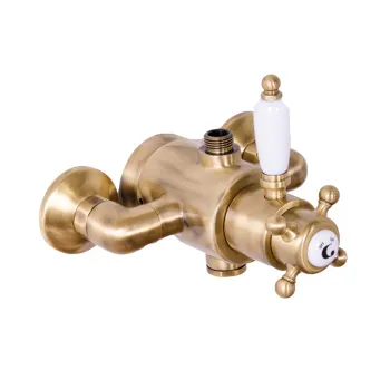 Термостатический смеситель Gattoni Termostatici, бронза TSRE940V0.I br