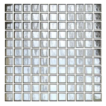 Керамическая мозаика Starmosaic Metal 25x25 Silver Glossy (cio917jy) 302.5x302.5 шт