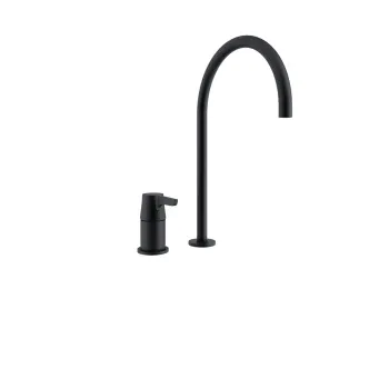 Смеситель для раковины Ramonsoler Adagio однорычажный на 2 отверстия черный 914003NM