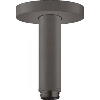 Потолочное подсоединение hansgrohe S 27393340 100 мм , шлифованный черный хром