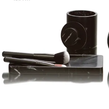 Лоток вогнутый настольный Bertocci Carrarino 24х2х12, черный мрамор 12444050000