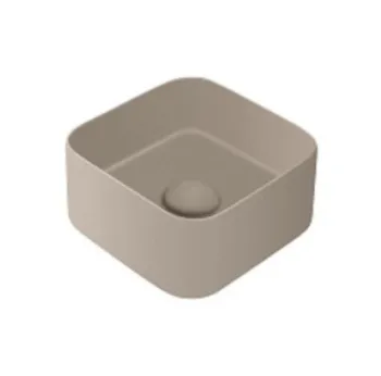 Раковина накладная Cielo Shui Comfort MILAQ AN 25 см коричневый