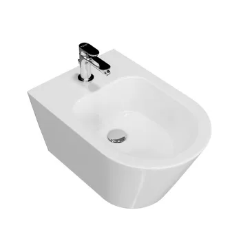 Биде подвесное Kerama Marazzi Plaza белое глянцевое PLM.bidet.02