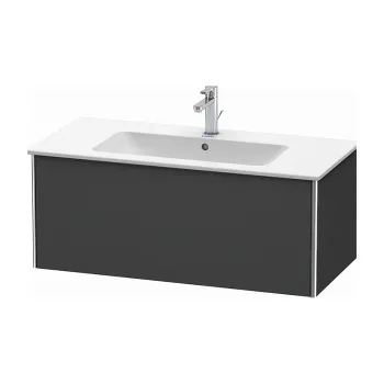 Duravit XSquare База под раковину 1010х478х400 мм, с 1 выдв ящик, Цвет графит матовый (для 233610)