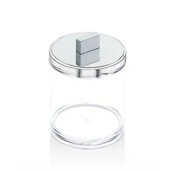 Баночка универсальная Decor Walther Sky DMD M 9.5x12 с крышкой, акрил, хром 980900