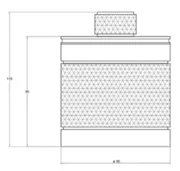 Контейнер с крышкой Bertocci Officina 01 127 7532 5050