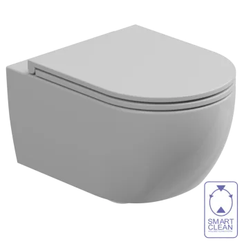 Подвесной унитаз GSG Ceramic Design Like LKWCSO000+LKCOPRSLTICR000+ACS40 белый глянцевый